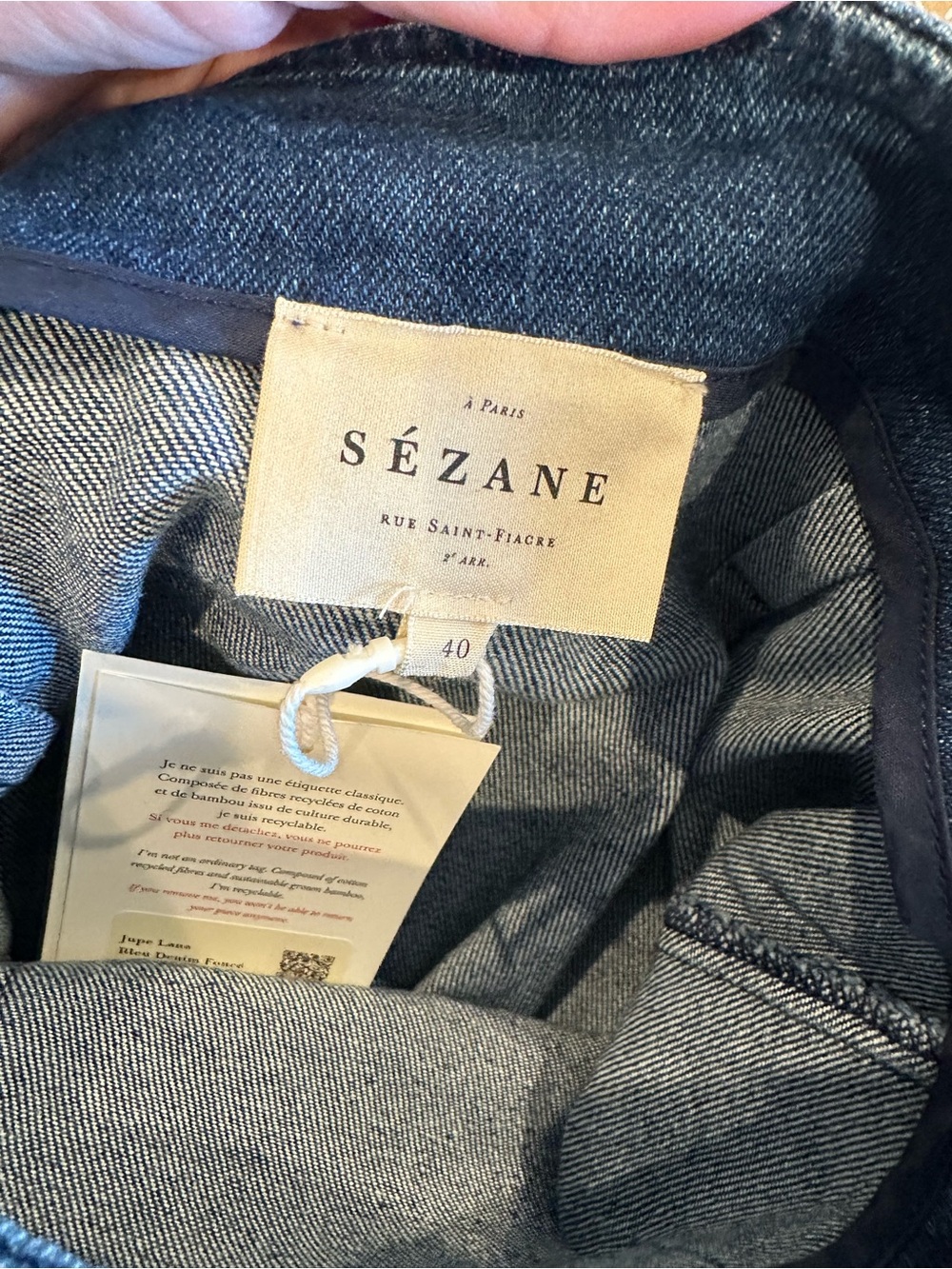 NWT Sezane Lana Skirt 40 - Picture 6 of 7